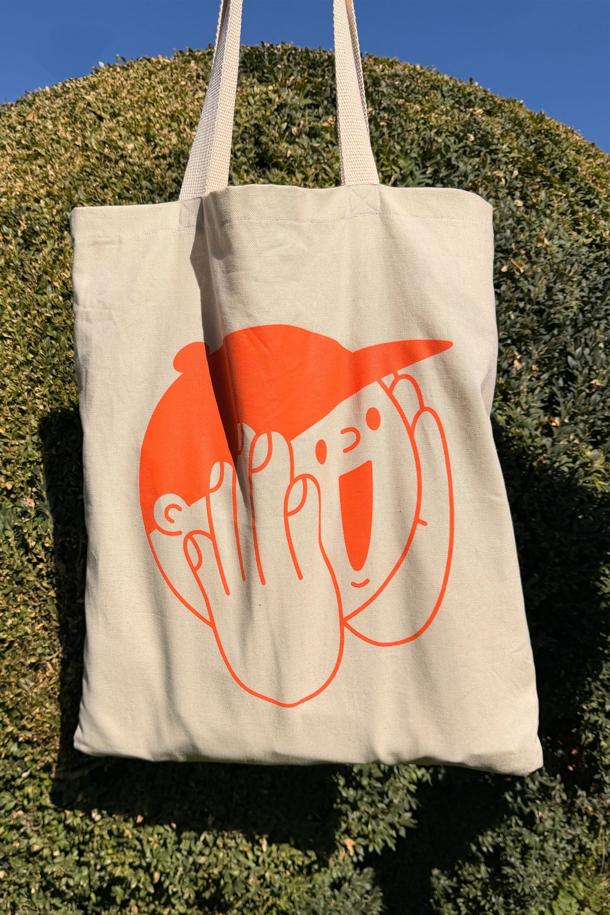 Vote Pocket Tote - Cream