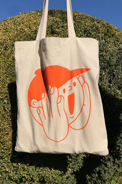 Vote Pocket Tote - Cream